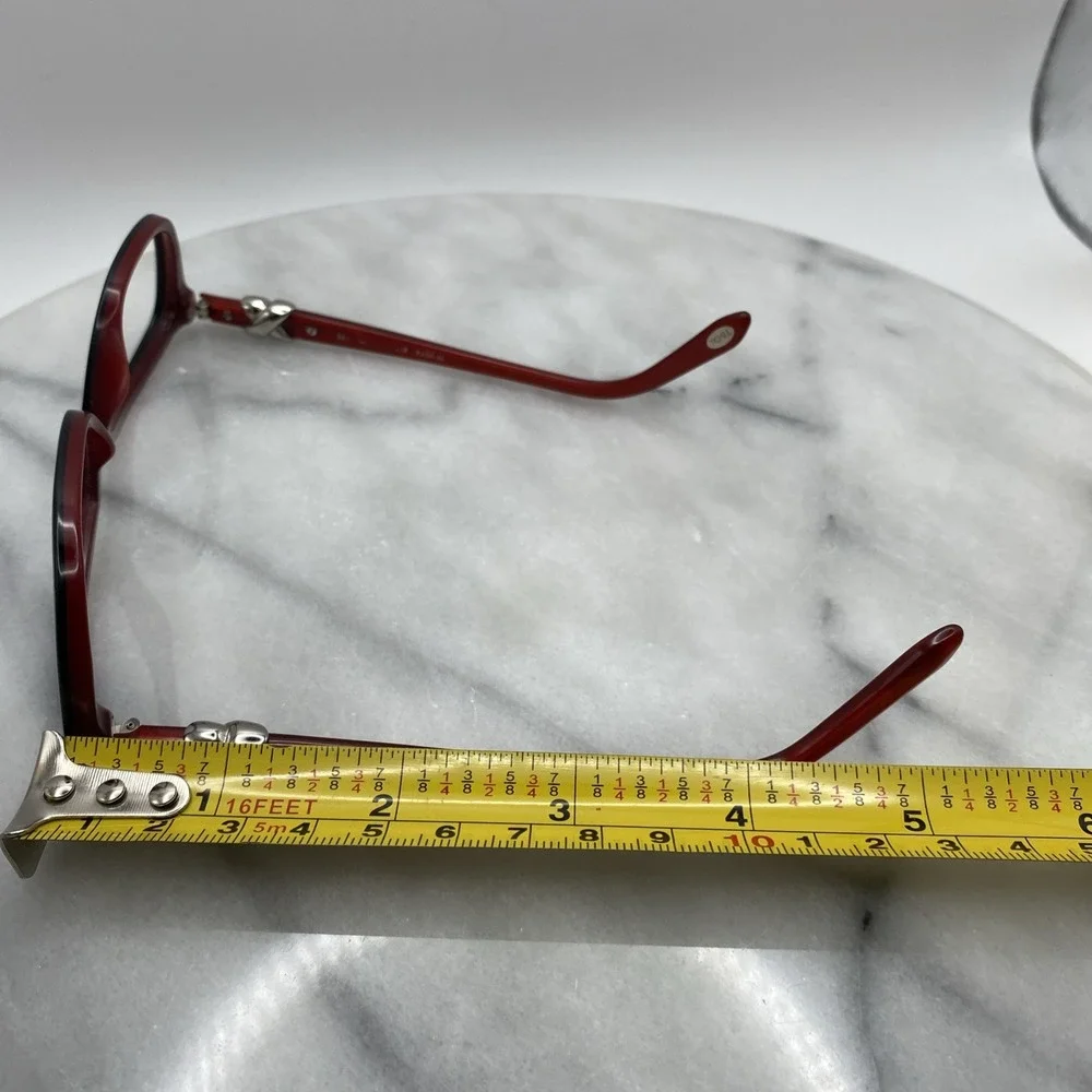 Tiffany & Co Women 51mm Eyeglasses Black Red TF 2074 Paloma Picasso Heart Knot